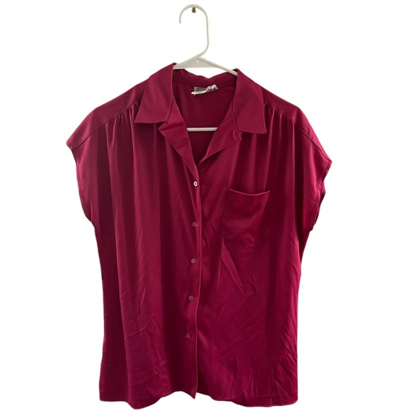 Felice Tops - Felice Vintage Blouse Hot Pink Size 14